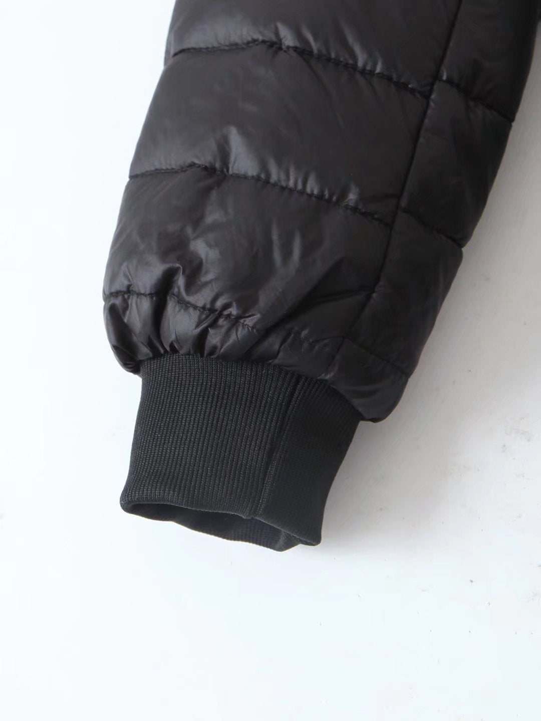 Women's Black Reversible Sherpa Lined Puffer Jacket Hooded Winter Coat